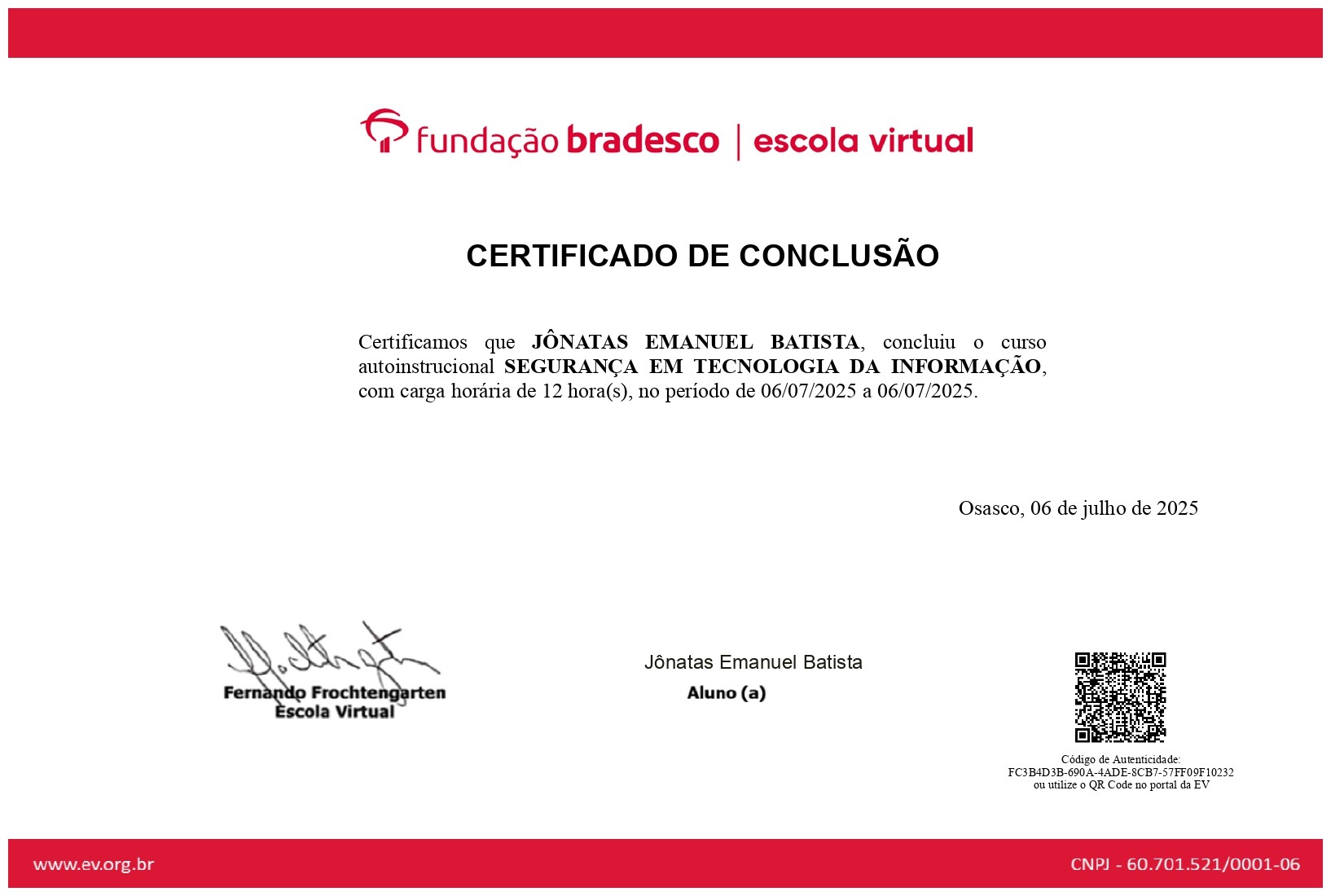 Miniatura Segurança Em Tecnologia Da Informação