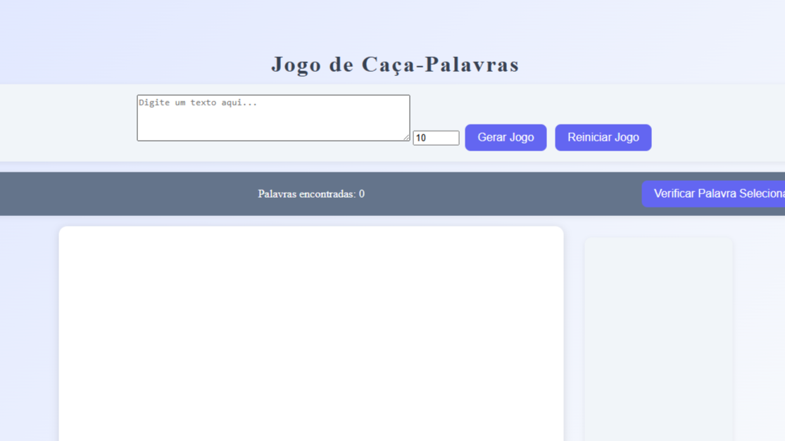 Caça-Palavras Screenshot