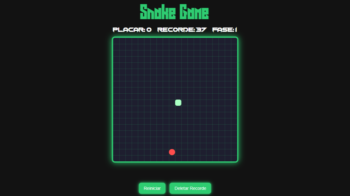 Snake Game Screenshot