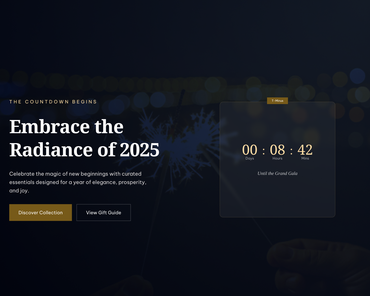 Exemplo de template de um site