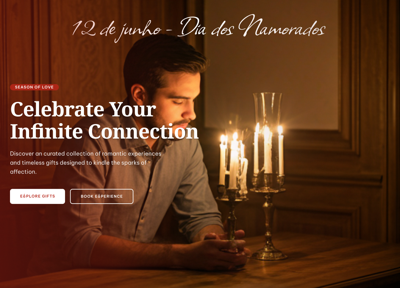 Exemplo de template de um site